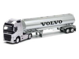 Welly Tahač Volvo FH OIL Tanker 1:32 stříbrné